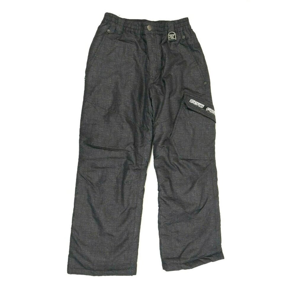 Youth Ski Pants Heathered Black ZeroXposure Snowboard Winter Size Medium 10/12